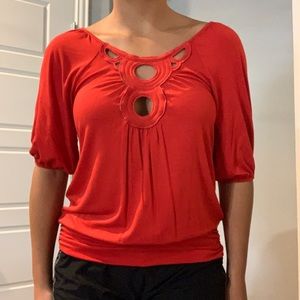 Ella Moss red top